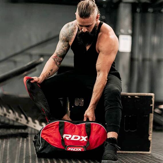 Gym Bag RDX R1 Red, Colour: Rot, Volume: 50 L, 5 image