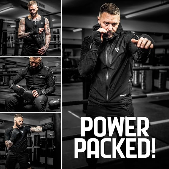 Boxing Inner Gloves RDX Full Black L, Size: L, Colour: Schwarz, 2 image