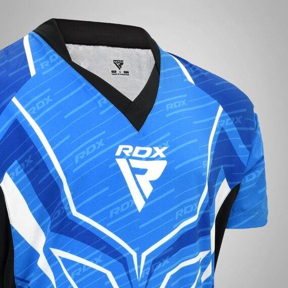 Kickboxing Uniform WAKO Official RDX P1 Blue S, Size: S, Colour: Blue, 2 image
