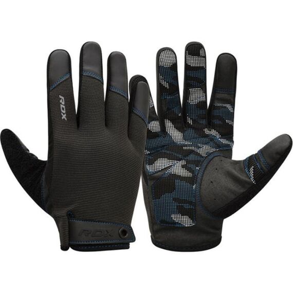 Full Finger Gym Gloves RDX T2 Blue XL, Size: XL, Colour: Blue, 3 image