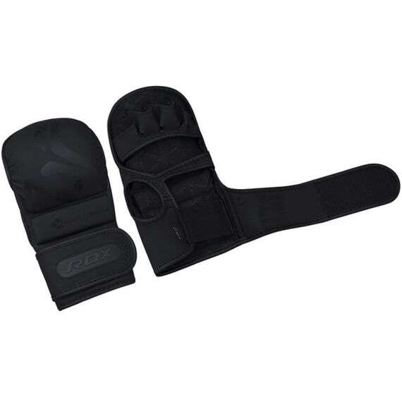 MMA Sparring Handschuhe RDX T15 Schwarz 7oz L, Bekleidungsgrösse: L, Farbe: Schwarz, 4 image
