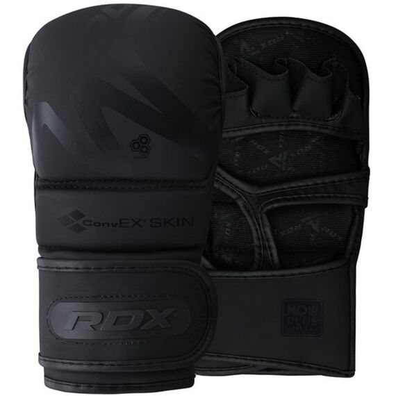 MMA Sparring Handschuhe RDX T15 Schwarz 7oz M, Bekleidungsgrösse: M, Farbe: Schwarz, 2 image