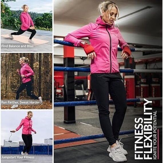 Tenue de Sudation H2 Pour la Perte de Poids, Taille: 2XL, Couleur: Rose, 2 image