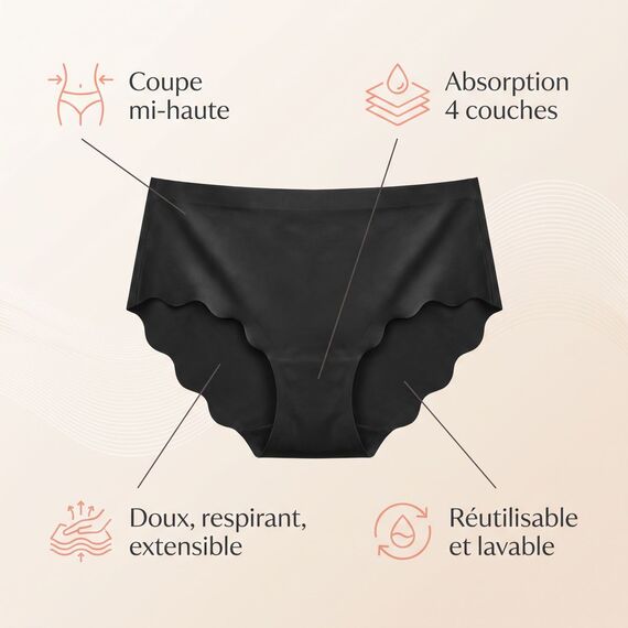 Culotte menstruelle "Flow Essential" Marea | S, 2 image