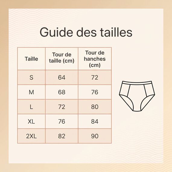 Culotte menstruelle flux abondants "Flow Intense" Marea | Violet S, 4 image