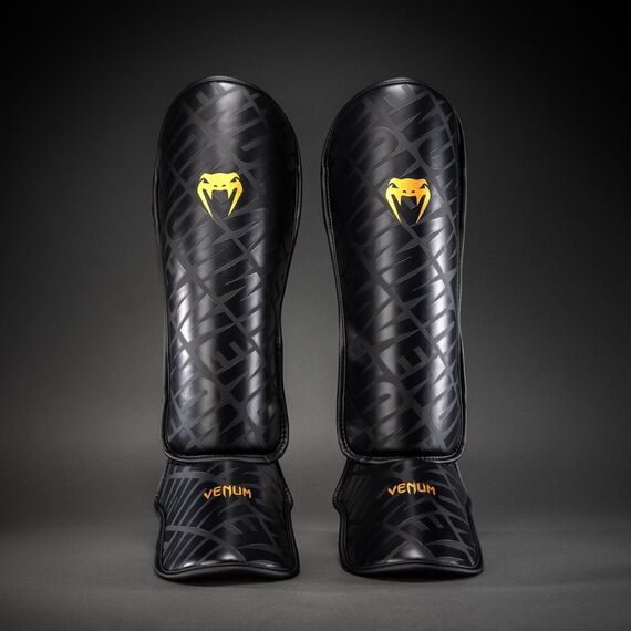 Schienbeinschutz Venum Contender 1.5 XT 3D Schwarz/Gold L, Bekleidungsgrösse: L, Farbe: Schwarz, 2 image