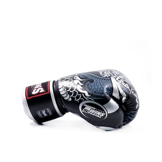 Gants de boxe Twins Nagas Argent/Noir – 10oz, Couleur: Argente, oz: 10oz, 3 image