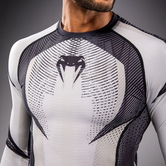 Rashguard Langarm Venum Galactic 3.0 Weiss/Schwarz L, Bekleidungsgrösse: L, Farbe: Weiss, 5 image