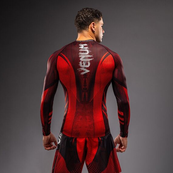 Rashguard ML Venum Galactic 3.0 Rouge/Argent XXL, Taille: XXL, Couleur: Rouge, 2 image