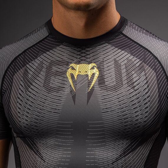 Rashguard Kurzarm Venum Galactic 3.0 Schwarz/Gold XL, Bekleidungsgrösse: XL, Farbe: Schwarz, 5 image