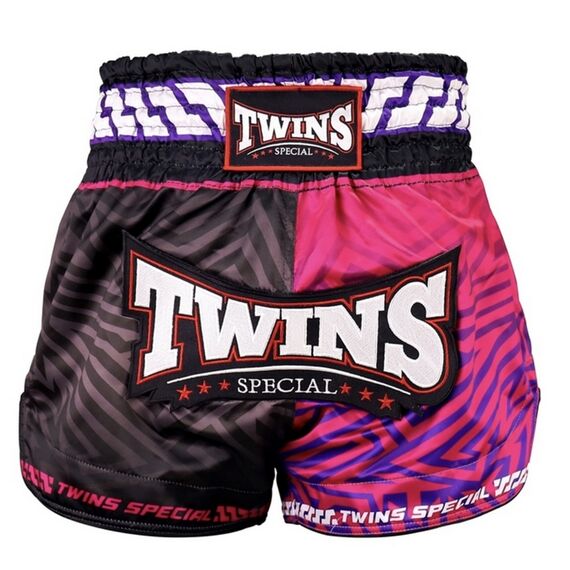 Muay Thai Shorts Twins Maze – XL, Size: XL, Colour: Rosa