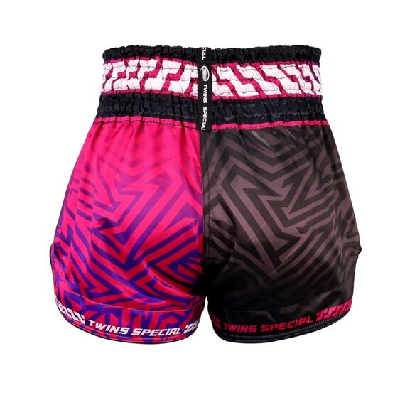 Muay Thai Shorts Twins Maze – XL, Size: XL, Colour: Rosa, 3 image