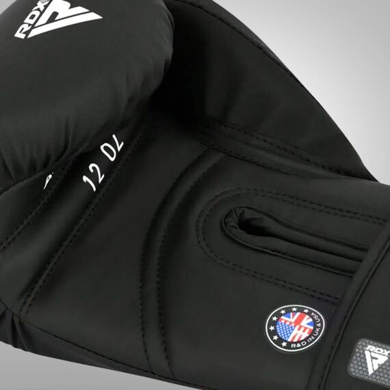 Boxhandschuhe RDX F17 - Schwarz/Rot - 10oz, Farbe: Rot, OZ: 10oz, 2 image