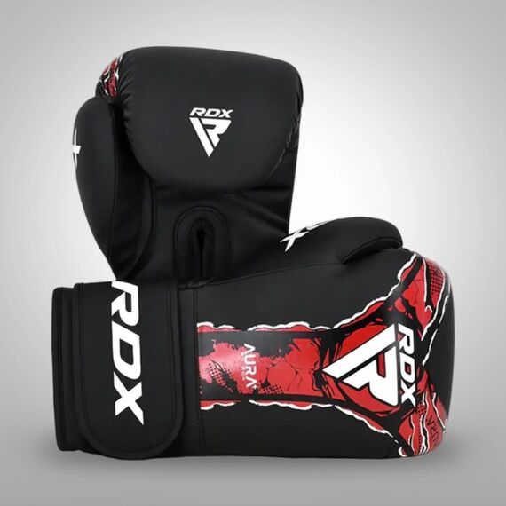 Boxhandschuhe RDX F17 - Schwarz/Rot - 10oz, Farbe: Rot, OZ: 10oz, 4 image