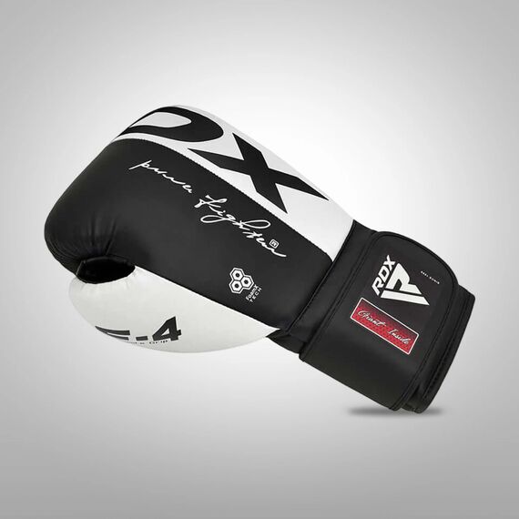 Gants de boxe Rex F4 – Blanc/Noir – 12oz, Couleur: Blanc, oz: 12oz, 3 image