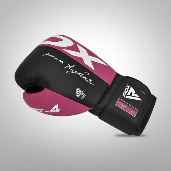 Guantoni Boxe Rex F4 – Rosa/Nero – 8oz, Colore: Rosa, OZ: 8oz, 2 image