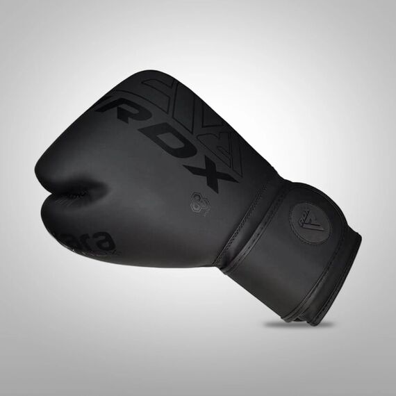 Boxing Gloves RDX F6 Kara – Black/Black – 12oz, Colour: Schwarz, OZ: 12oz, 3 image