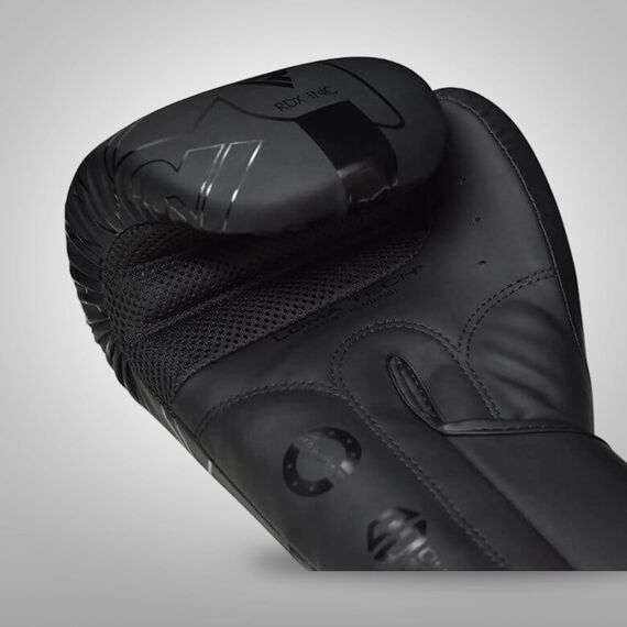 Boxing Gloves RDX F6 Kids – Black/Black – 8oz, 2 image