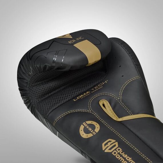 Boxing Gloves RDX F6 Kara – Black/Gold – 12oz, Colour: Gold, OZ: 12oz, 8 image