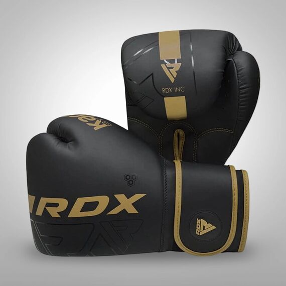 Boxing Gloves RDX F6 Kara – Black/Gold – 16oz, Colour: Gold, OZ: 16oz, 4 image