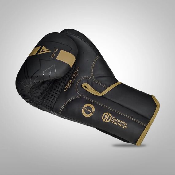 Guantoni Boxe RDX F6 Kids – Nero/Oro – 8oz, Colore: Oro, OZ: 8oz, 7 image