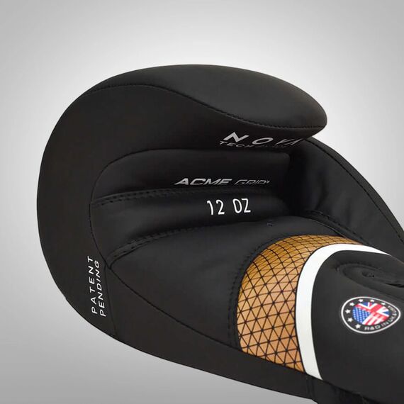 Gants de boxe RDX Aura Plus T-17 – Noir/Or – 10oz, Couleur: Noir, oz: 10oz, 4 image