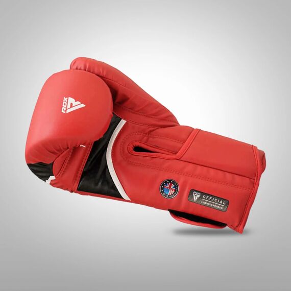 Gants de boxe RDX Aura Plus T-17 – Rouge – 10oz, Couleur: Rouge, oz: 10oz, 4 image