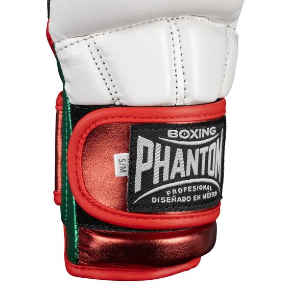 Phantom Mexico MMA Sparring Gloves – White/Red/Green – S/M, Size: S/M, Colour: Weiss, 4 image