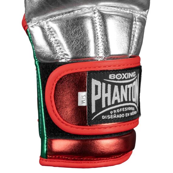 MMA Sparring-Handschuhe Phantom Mexico – Silber/Rot/Grün – L/XL, Bekleidungsgrösse: L/XL, Farbe: Silber, 6 image