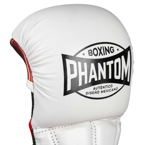 Phantom Mexico MMA Sparring Gloves – White/Red/Green – S/M, Size: S/M, Colour: Weiss, 8 image