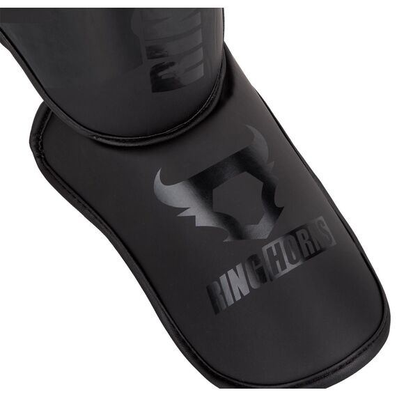 Ringhorns Charger Shin Guards Insteps - Black/Black, Farbe: Schwarz, Grösse : L, 3 image