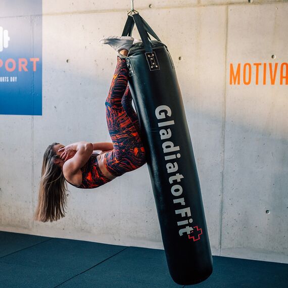 Hanging full punching bag 180cm + fixing chain, 3 image
