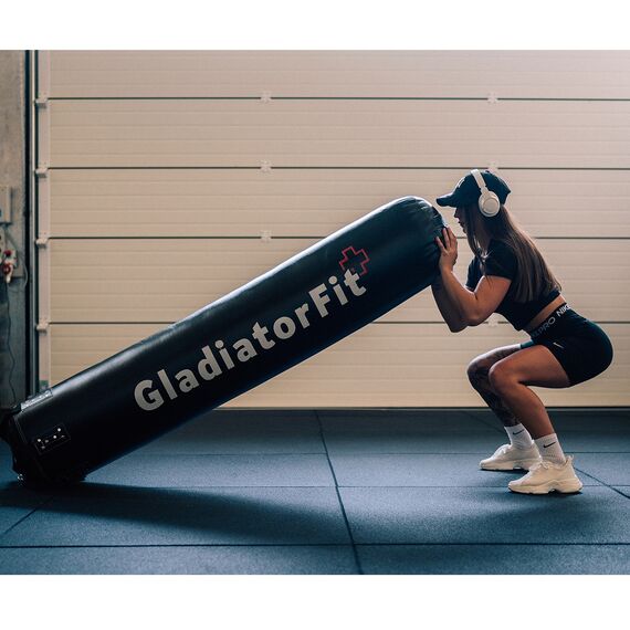 Hanging full punching bag 180cm + fixing chain, 4 image