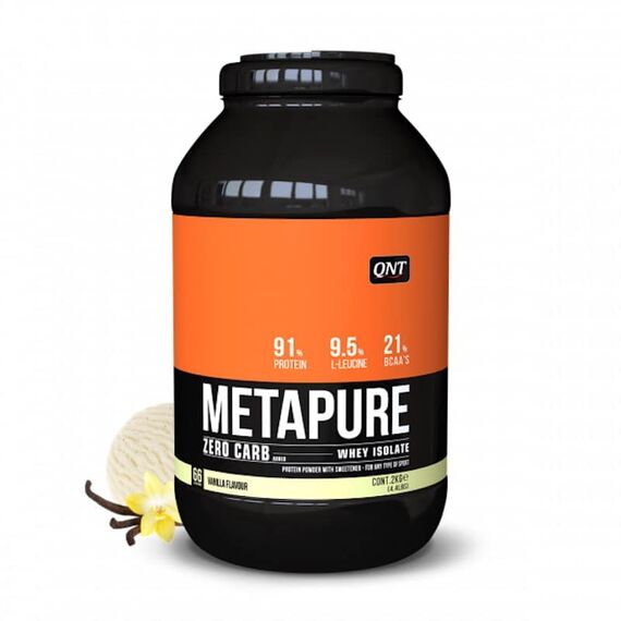 Metapure Zero Carb Whey Isolate 2kg QNT | Vanilla