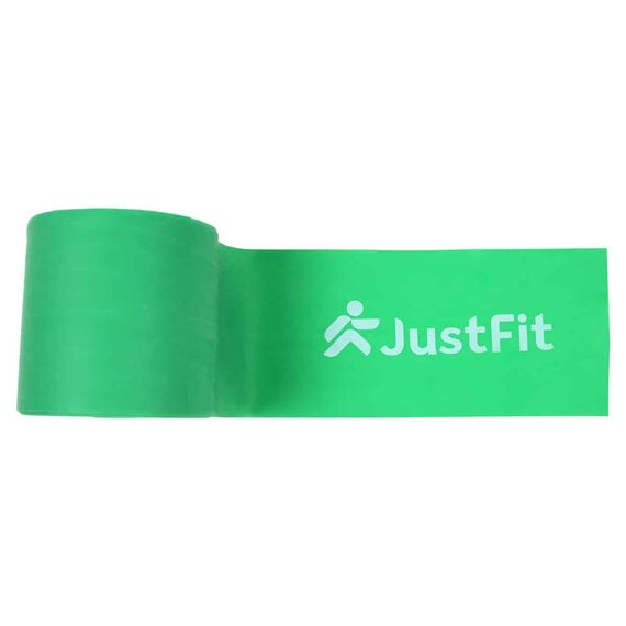 Physiotherapy resistance band on roll 45.5m JustFit | Green