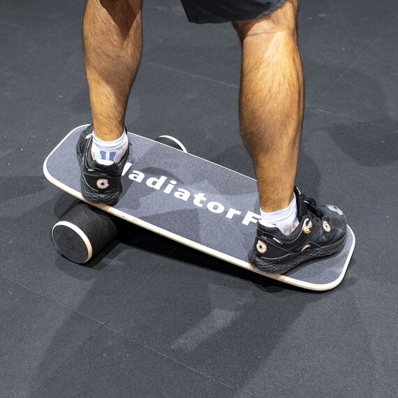 Balance board planche d’équilibre en bois avec rouleau JustFit, 5 image
