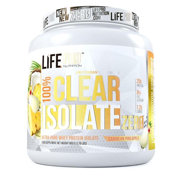 Clear whey isolate zero 800g Life Pro | Ananas