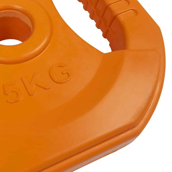 Gewichtsscheiben Pump Gummi und Griffe Ø 31mm (Satz von 2) | 5 KG, 3 image