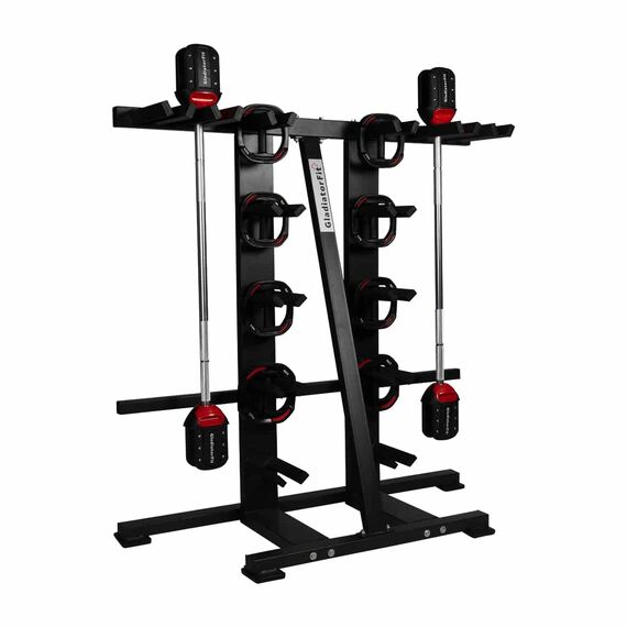 Complete storage of discs and quick release bars, 2 image