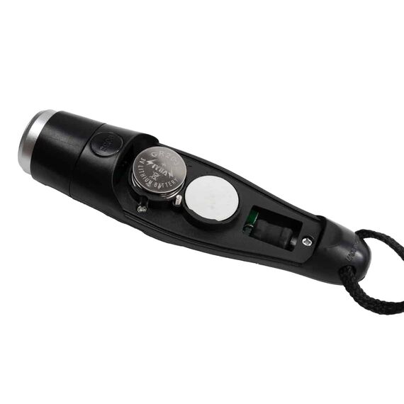 3-tone electronic whistle with strap | Black, 3 image