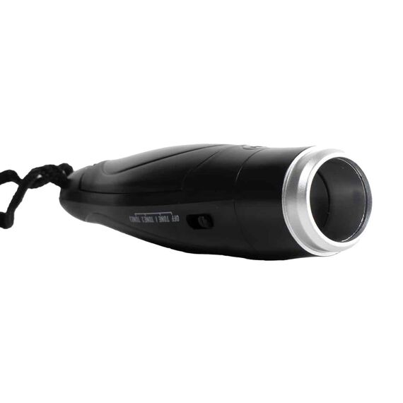 3-tone electronic whistle with strap | Black, 2 image