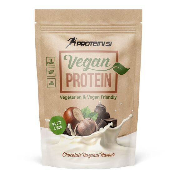 Proteini Vegan Protein 500g, Taste: Chocolate, 2 image