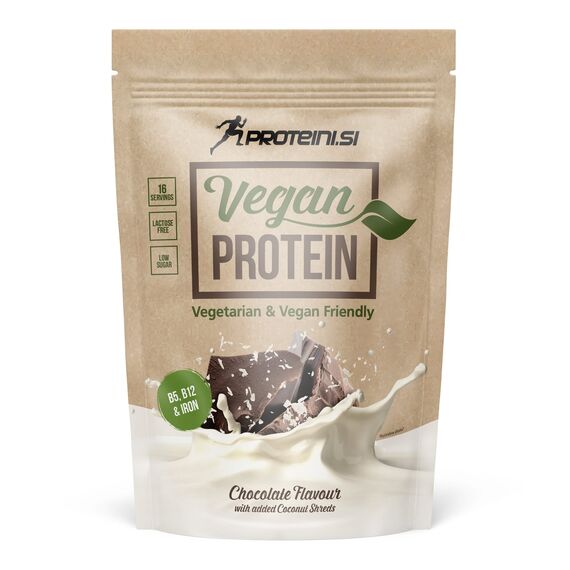 Proteini Vegan Protein 500g, Taste: Chocolate