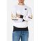 BXM0400224AT-WH-L-Sweatshirt With Letter Print
