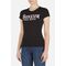BXW0220104AT-BK-L-Basic T-Shirt With Front Logo