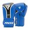 RDXBGR-T17UB-14OZ+-RDX Boxing Glove Aura Plus T-17 Blue/Black-14Oz