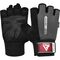 RDXWGA-W1HG-L-Gym Weight Lifting Gloves W1 Half Gray-L