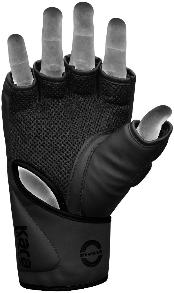 RDXGGR-F6MB-L-Grappling Gloves F6 Matte Black-L