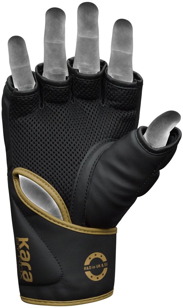 RDXGGR-F6MGL-L-Grappling Gloves F6 Matte Golden-L