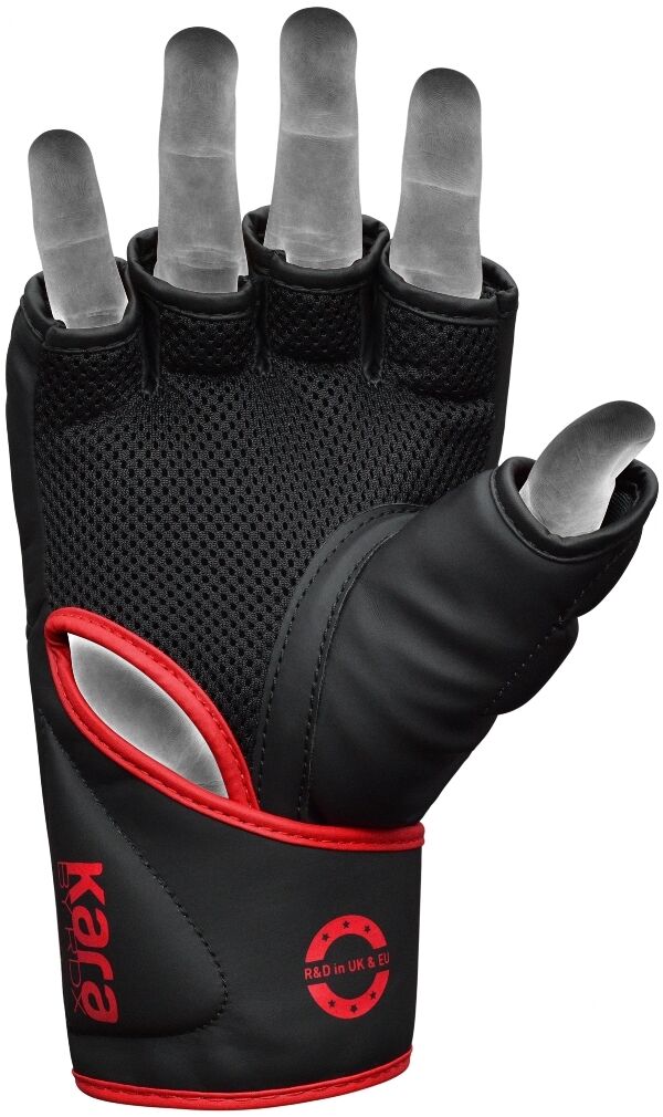 RDXGGR-F6MR-S-Grappling Gloves F6 Matte Red-S